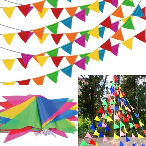 50m multi coloured - 50m, flags