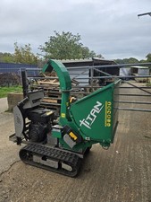Wood Chipper Gravity Feed 4 Inch Tracked
