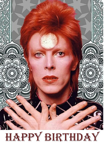 David bowie personalised - personalised, any