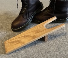 Solid Oak Boot Jack - Hand