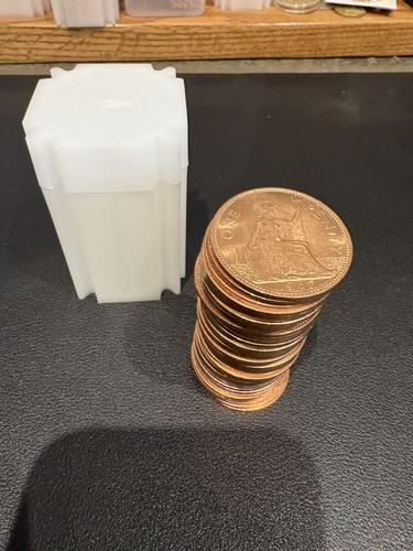 Unc one penny coins - 41,