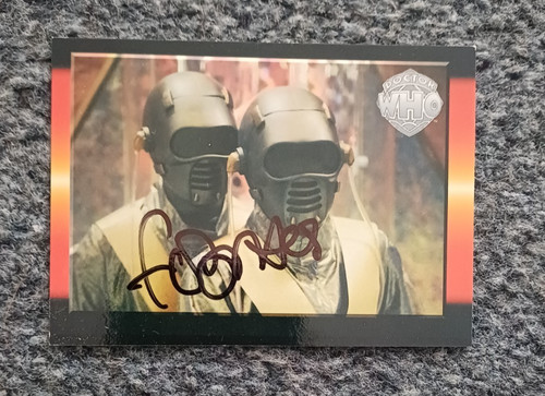 Doctor who frazer hines signed - doctor,