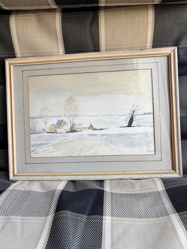 Original winter landscape