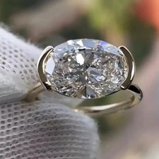 2.35 CT Oval Cut Moissanite