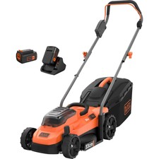 Black and Decker BCMW3336 36v Cordless Rotary Lawnmower 330mm 2 x 2ah Li-ion