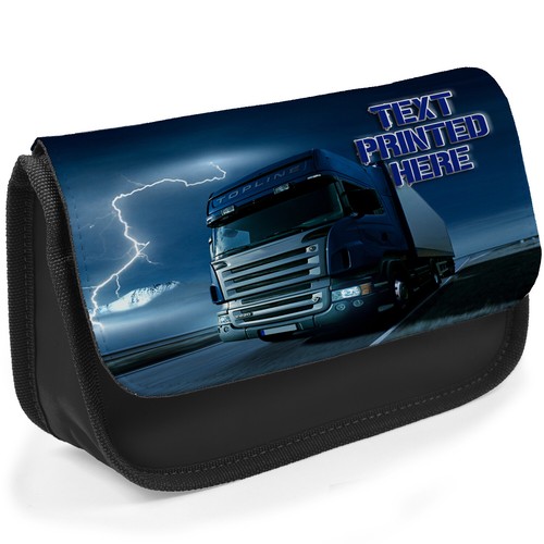 Personalised lorry pencil - personalised, case
