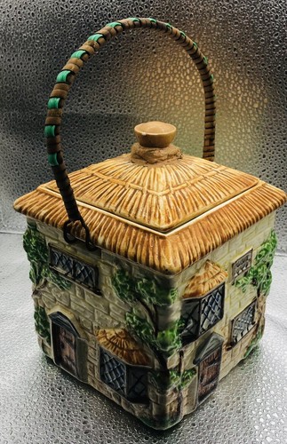 Biscuit barrel ceramic - biscuit,