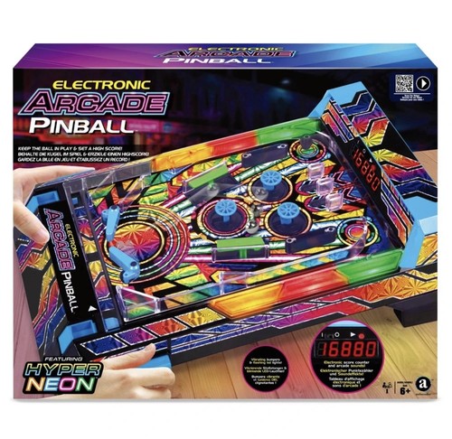Electronic arcade game pinball - game,