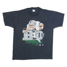 SALEM SPORTSWEAR Las Vegas Raiders Mens T-Shirt Black USA XL