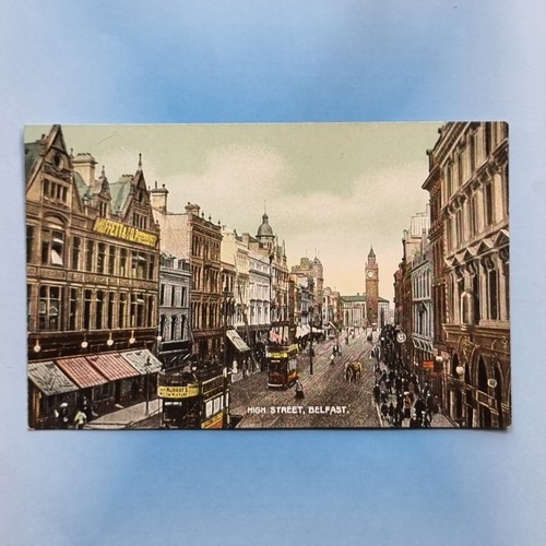 Belfast postcard c1910 high - postcard,