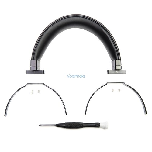 Leather metal headband - leather,
