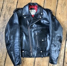 90's EMLC Roadstar Eastman Leather Jacket Size 42 D-Pocket.