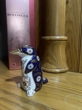 Royal Crown Derby Platypus Paperweight c/w Gold Stopper 21st Anniversary Edition