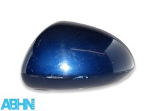 Vauxhall Opel Corsa D & E (2006-2018) Left Side Door Mirror Cover Met Dark Blue