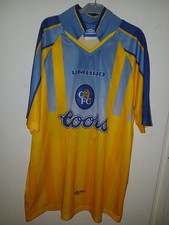 SIZE 2XL CHELSEA 1996-1997 AWAY FOOTBALL SHIRT JERSEY UMBRO ZOLA NO.25