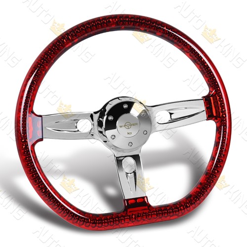 Power shape red clear - d-shape, red/clear