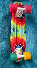 Original Penny Board 22' Blue Tie Dye Bottom Skateboard