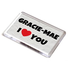 FRIDGE MAGNET - Gracie-Mae - I