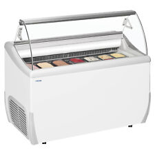 FRAMEC J7E 7 PAN SCOOP ICE CREAM DISPLAY FREEZER + UNDERSTORAGE GRADED £1665+VAT