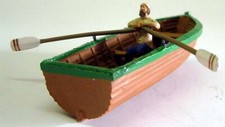 Rowing Boat Figure Oars