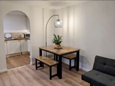 Dining Table Sets Bench Steel