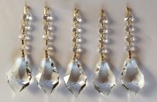 5 x Beautiful Faceted Crystal