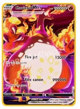 New Charizard VMAX 330 point Gold Metal Pokemon Card Collectible Gift