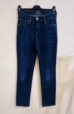 LEVI'S Demi Curve Jeans W26 L29 Slim Pockets Straight  Stretch Womens Mid Blue 