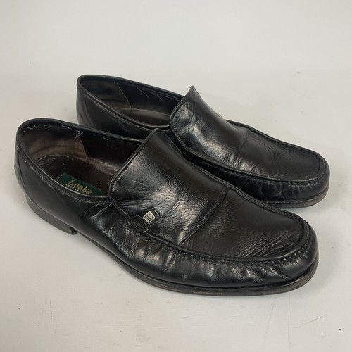 Loake modena loafers - loake, black