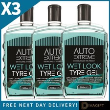 3 x WET LOOK TYRE GEL 500ML