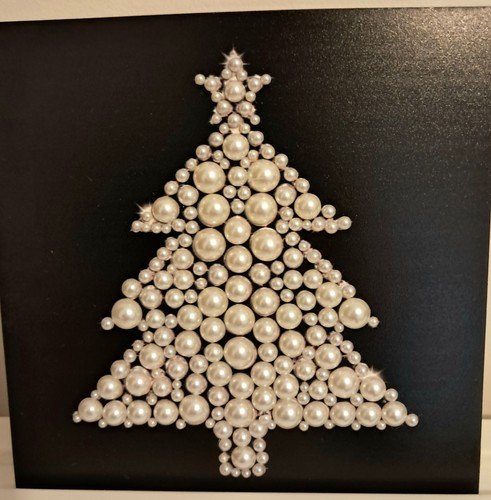 Christmas postcard black - christmas, &