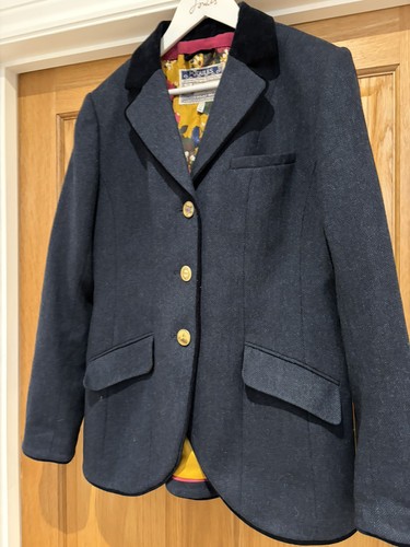 Joules tweed jacket - tweed, navy