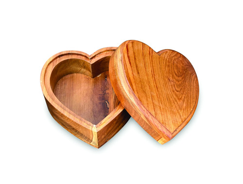 Heart shaped keepsake box 9cm - heart,