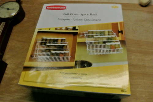 Rubbermaid cabinet spice rack - rubbermaid,