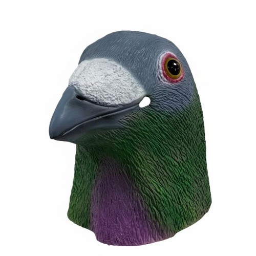 Full head pigeon mask - full,