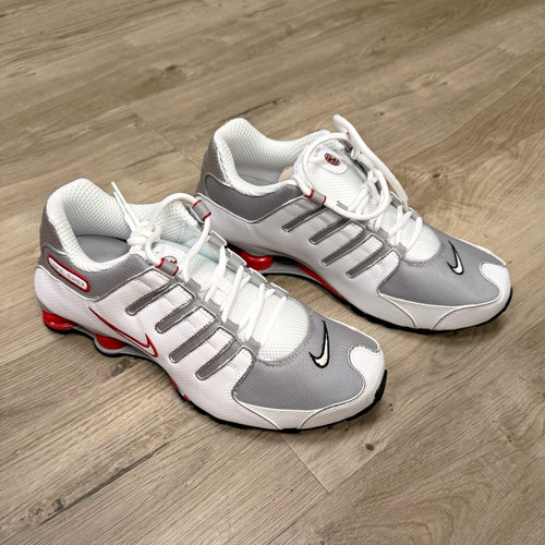 Nike shox white silver - nz,