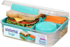 Bento Box Lunch | Bento School Lunch Box with Compartments | 1.65 L | Food Stora