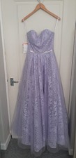 Morilee Lilac Glitter Prom