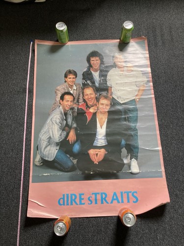 Dire straits poster 1986 mark - straits,
