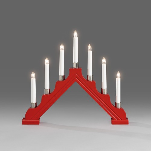 Konstsmide red candle arch - konstsmide,