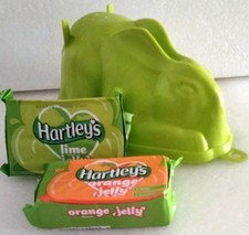 Rabbit Lime Green Jelly Mould+ 2 Jellies...