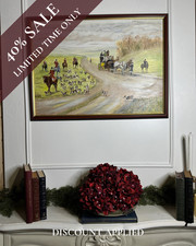 Large Oil Painting by N.G