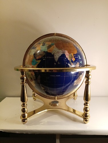 Gemstone world globe - world,