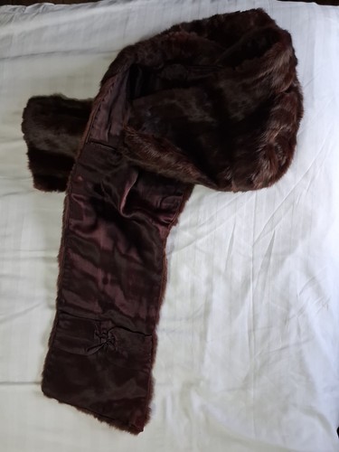 Mink fur stole real - mink,