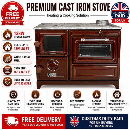 Cast iron wood - iron, stove