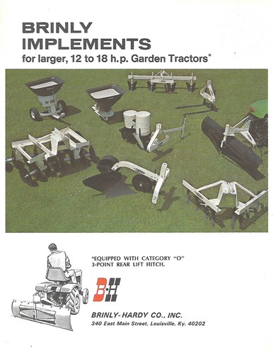 Lawn garden tractor - tractor, brochure