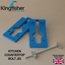 Kitchen Worktop Jig Router Template for Countertop Connecting Bolts