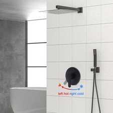 Black Bathroom Shower Tap