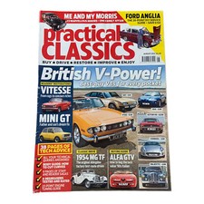 PRACTICAL CLASSICS car motor motoring magazine.August 2012. Best V8s. Alfa GTV