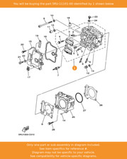 Yamaha cylinder head assy - cylinder,